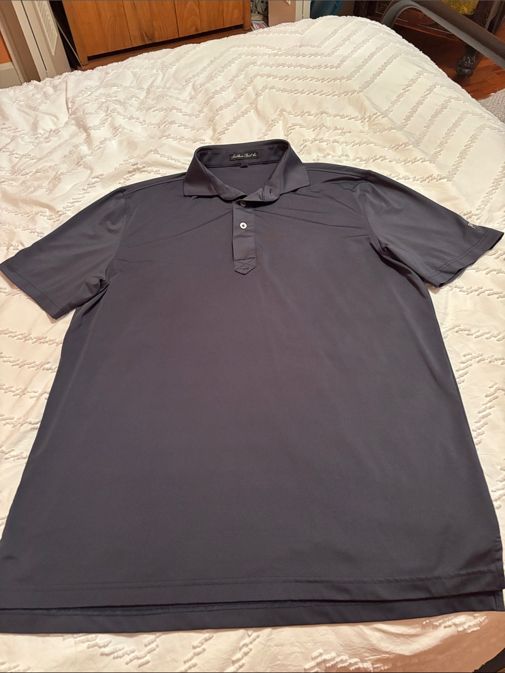 Men's Dark Gray Performance Polo Shirt